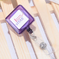 Whole sale retractable id badge holders with clip